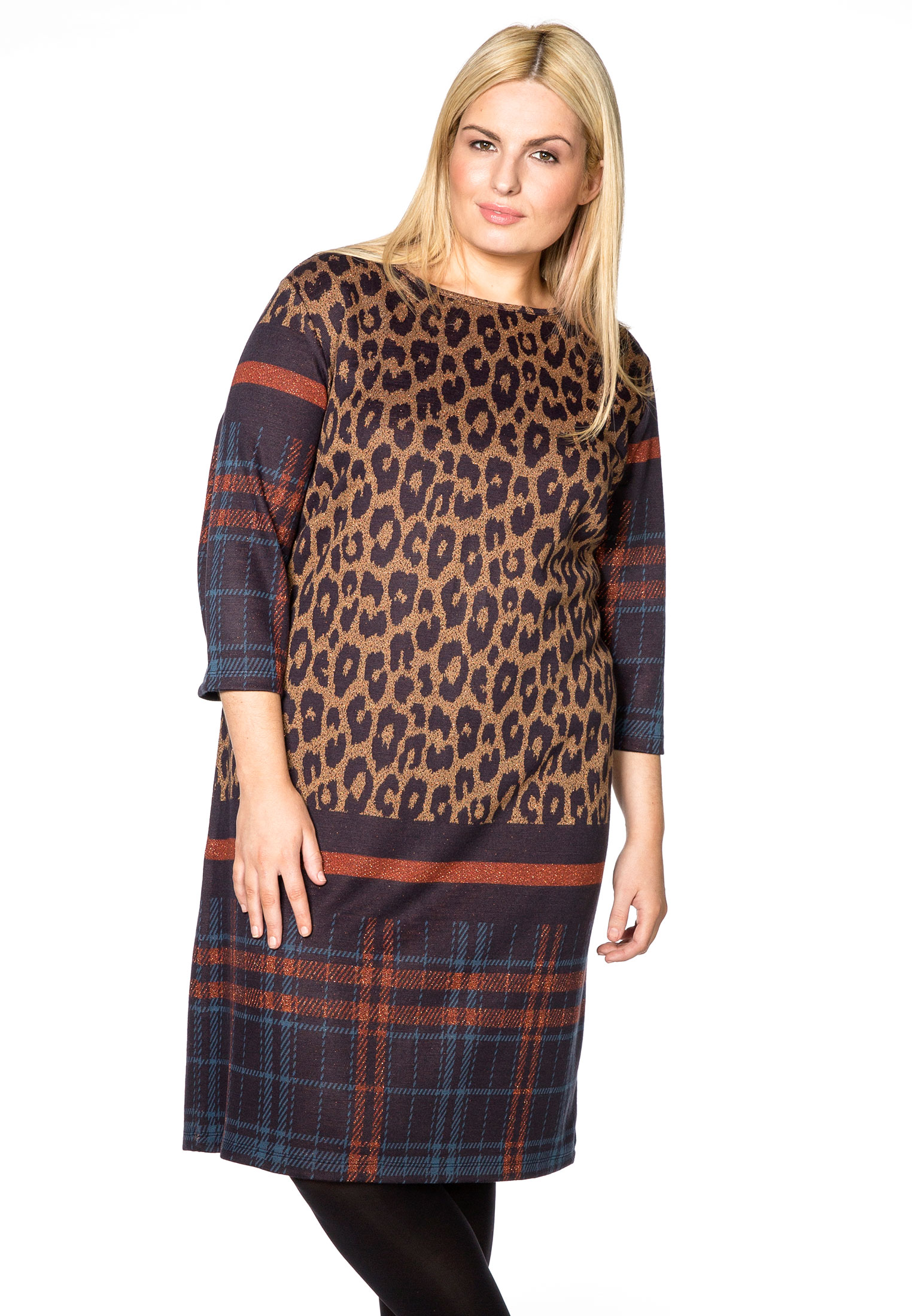 Dress Leopard Check XL multi