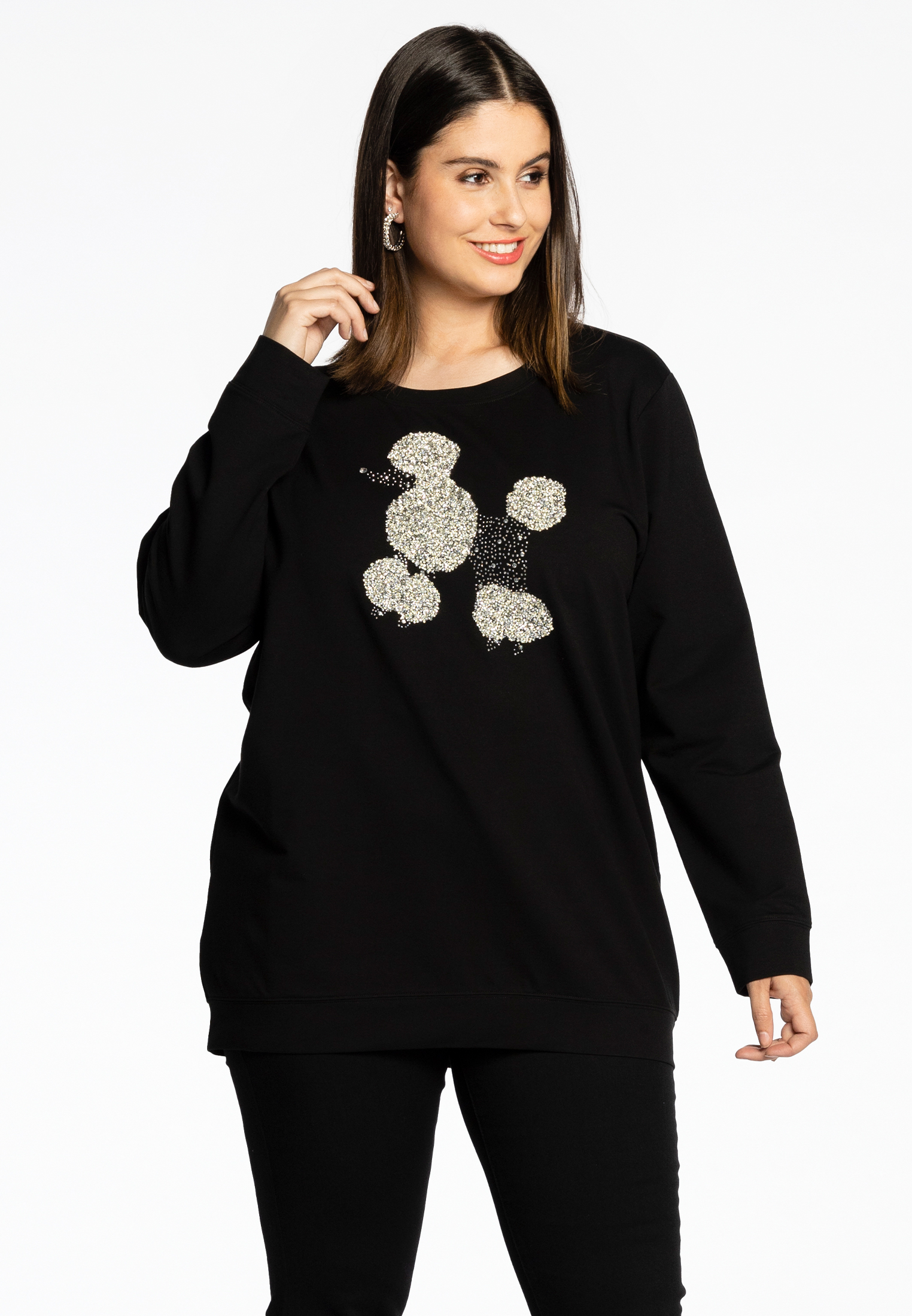 Sweater strass POODLE 38/40 black