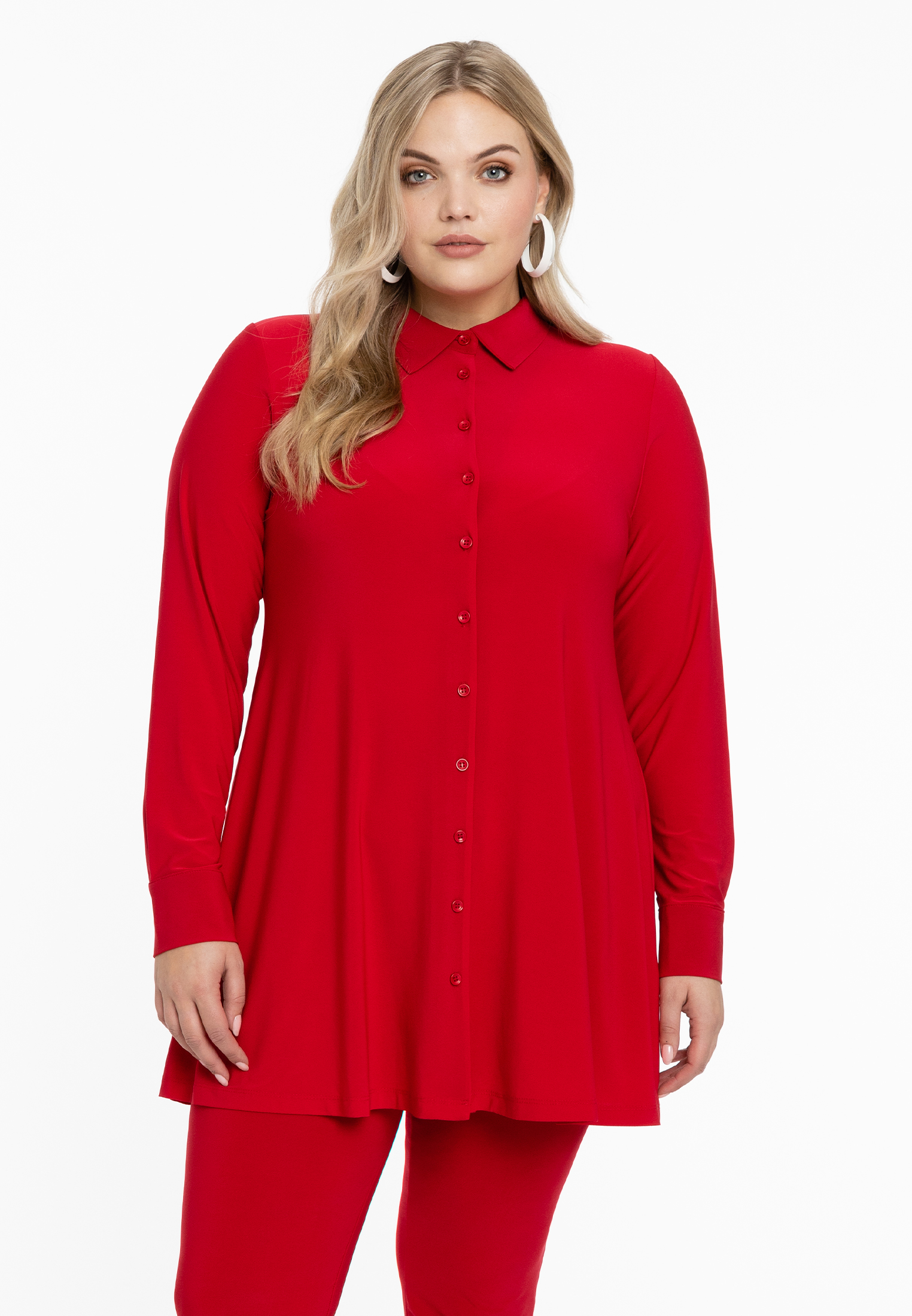Blouse A-lijn DOLCE 50/52 red
