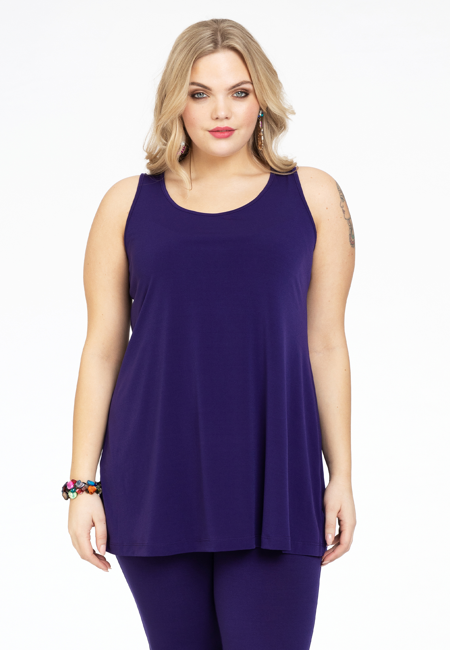 Top flare DOLCE 42/44 purple