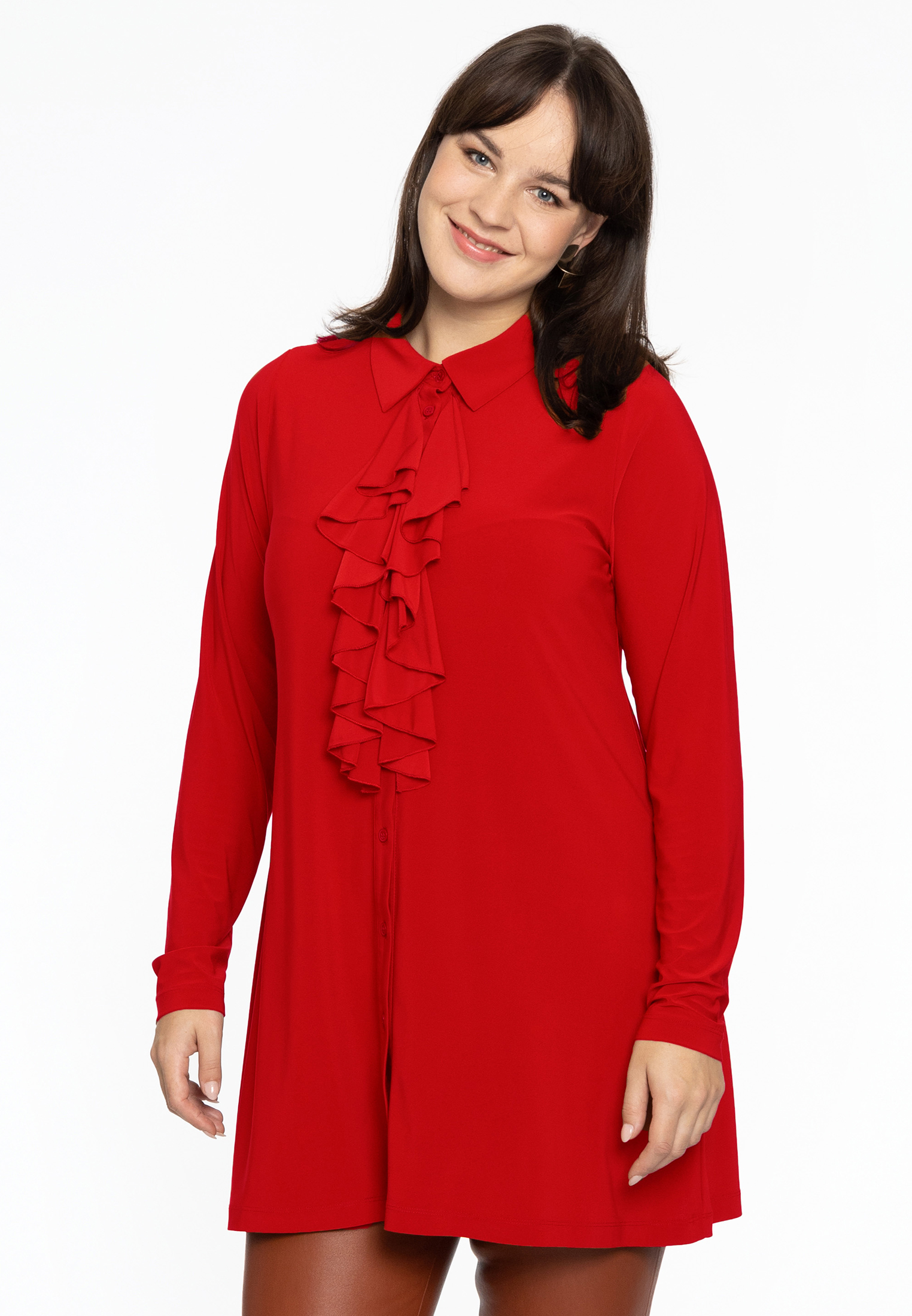 Blouse met volants DOLCE 38/40 red
