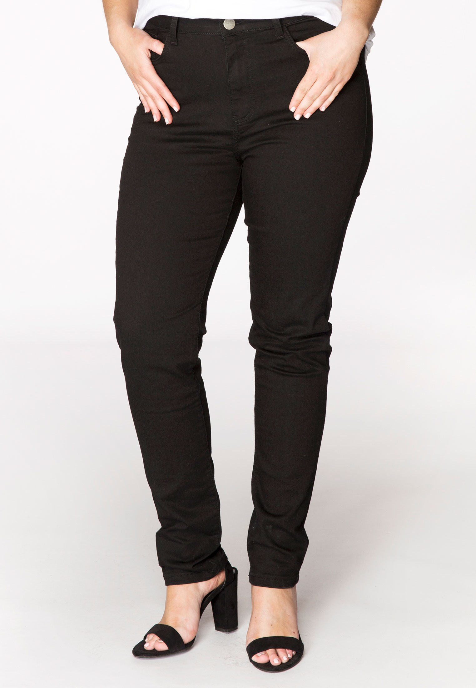 Jeans 5p skinny LONG - black 