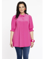Blouse Puffsleeve Dolce - black red pink