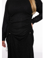 Dress drawstrings SPARKLE - black 