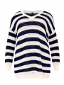 Pullover stripes - blue