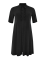 Dress ruffled DOLCE - black 