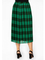 Skirt plissé CARREAU - green 