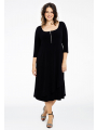 Dress double layer DOLCE - black 