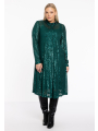 Dress blouse paillettes - green 
