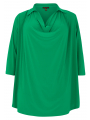 Tunic flare waterfall DOLCE - black green 