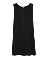 Dress sleeveless LINEN - black blue