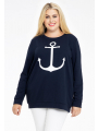 Sweater anchor - blue